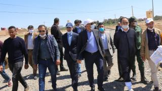جرسيف | عامل الإقليم يتفقد أشغال برنامج محاربة السكن الصفيحي بحيي غياطة و حمرية + صور و فيديو