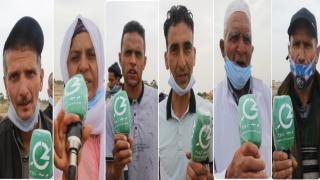 منذ الثلاثاء | ساكنة من تامجيلت عالقة بجرسيف تحتج أمام مقر عمالة الإقليم للمطالبة بتوفير النقل + فيديو