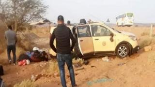 إقليم زاكورة | إصابة 04 جنود و عنصر من القوات المساعدة في إنقلاب سيارة أجرة