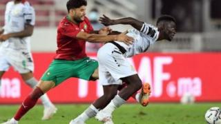 الرباط | المنتخب الوطني المغربي يتفوق على نظيره البوركينابي بهدف يتيم لأشرف حكيمي