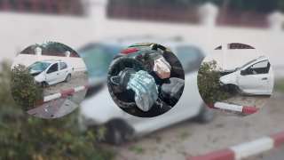 تازة | نجاة مراسل شوف تيفي عبد الله بلغوتة من موت محقق بعد إصطدام سيارته بشجرة + صور