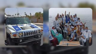 لمرشح بقرية جبلية نواحي تارودانت | حملة إنتخابية على متن يخت و سيارة هامر + صور