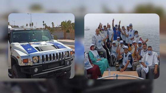 لمرشح بقرية جبلية نواحي تارودانت | حملة إنتخابية على متن يخت و سيارة هامر + صور