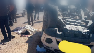 بالصور .. مصرع ثلاثة أشخاص إثر إنقلاب سيارة إسعاف تقل مرضى القصور الكلوي على مشارف ميسور