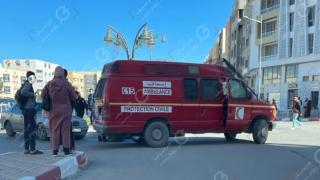 جرسيف | إصابة تلميذة و والدتها بحادث سير قرب مدار إقامة ماليزيا + صور