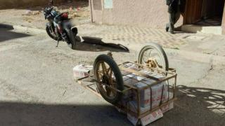 بالصورة…إصابة مسن في حادث سير بتجزئة المصلى( علال بن عبد الله )