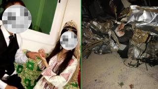 إقليم تازة | حادث مروع بالطريق السيار تازة فاس ينهي حياة زوجين في ريعان شبابهما + صور