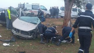 فاجعة| مصرع 04 أشخاص من عائلة واحدة في إصطدام سيارة بشجرة نواحي آسفي + صور