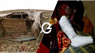 لذوي القلوب الرحيمة | إنهيار جزء من منزل بدوار مزغمة يخلف إصابة سيدة بكسور بليغة + فيديو