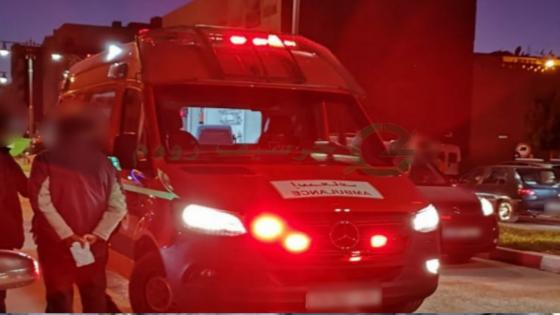 جرسيف | إصابة شاب في حادث مروري بشارع محمد الخامس +صور