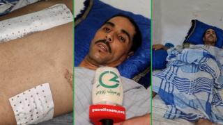 أصيب بحادث سقوط من قطار متحرك | شاب جرسيفي يناشد المحسنين مساعدته في تحمل تكاليف علاجه الباهضة + فيديو