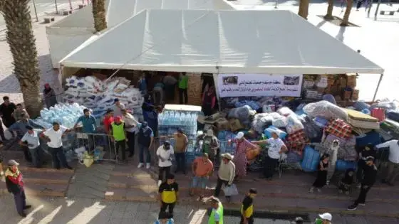 تبرعات الجراسفة لمنكوبي زلزال الحوز 2023