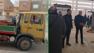 جرسيف | السلطات المحلية بالملحقة الإدارية الثالثة تشن حملة لتحرير الملك العمومي + صور