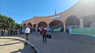 بالصور | النقابة المستقلة لعموم ممرضي تاوريرت وجرسيف تحتج تنديدا بتردي أوضاع مستشفى جرسيف + فيديو