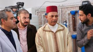 جرسيف | عامل الإقليم يشرف على زيارة لمركز تصفية الدم بعد إنجاز قاعة لمعالجة المياه + صور وفيديو