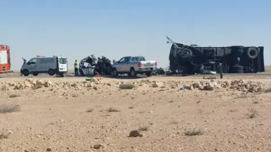 طريق بوجدور–الداخلة | حادث سير مروّع يخلف ستة قتلى