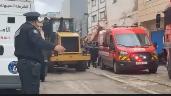 الرباط | قتيلين و04 مصابين جراء إنهيار بناية بحي “العكاري”