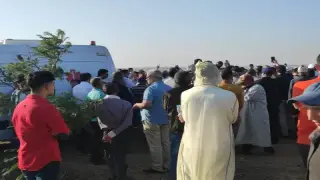 قلعة السراغنة | تشييع مشجع توفي بسكتة قلبية خلال نهائي الكان