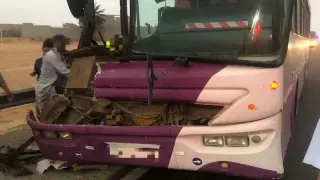 إقليم تيزنيت | إصـ.ـطدام بين حافلتين لنقل العمال الزراعيين يخلف 11 شخصا بين قتـ.ـيل ومـ.ـصاب