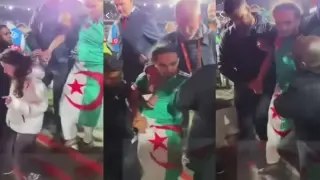 بعد تبوله في المدرجات | الشرطة الأمريكية توقف مشجعا جزائريا