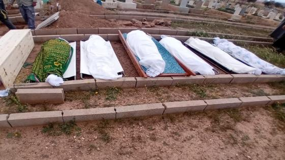 جرادة | تشييع سبعة مهاجرين أفارقة قضوا بسبب البرد القارس