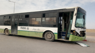 جرسيف | اصطدام بين حافلة للنقل الحضري وسيارة خفيفة