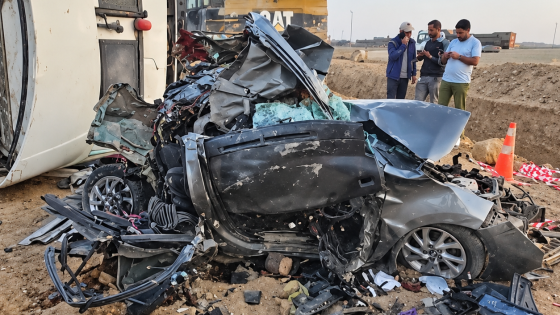 بوزنيقة | مصرع مواطنين صينيين في حادث سير مروع