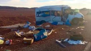 إقليم طاطا | 8 مصابين إثر إنقلاب سيارة للنقل المزدوج