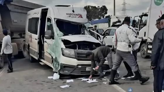 إقليم سطات | 23 مصابا في حادث اصطدام مركبتين