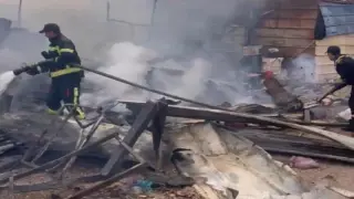 العيون | حريق بسوق للماشية يُهلك 33 رأساً من الأغنام