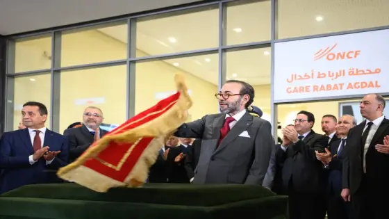 الرباط | الملك يعطي انطلاقة إنجاز خط السكك فائق السرعة بين القنيطرة ومراكش