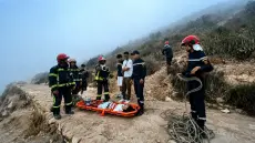 أكادير | الوقاية المدنية تنقذ 4 سياح علقوا بأعالي أكادير أوفلا