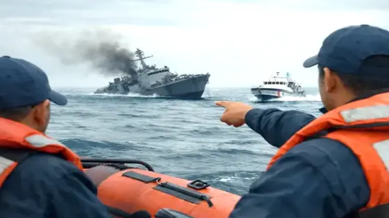 قبالة سيريلانكا | أمريكا تُغرق فرقاطة إيرانية مخلفة عشرات القتلى