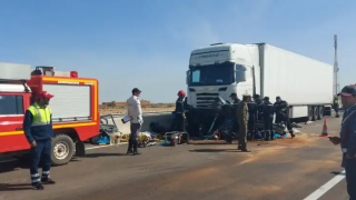 في حادثة سير بين مراكش وشيشاوة | مصرع أسرة كاملة من 03 أشخاص (زوجين و طفلهما)