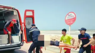 إقليم الناظور | إصابة شاب إثر قفزة من شاطئ صخور غير محروس