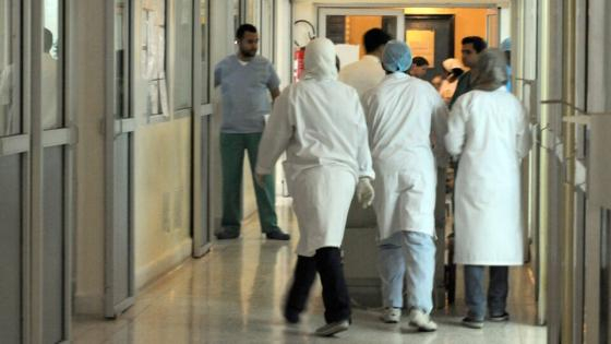 Nurses and doctors walk in a corridor of the intensive care service of the Ibn Toufail hospital, where people wounded in the bomb attack at the Argana cafe have been admitted, on April 29, 2011. At least six French citizens were among those killed in a bomb attack on a tourist cafe in Morocco and 10 more were wounded, a French government source told AFP on Friday. Earlier, Moroccan authorities had said that in all 16 people were killed in Thursday's blast, which ripped through the crowded eatery on the Jamaa el-Fna, a popular square in the historic city of Marrakesh. AFP PHOTO / ABDELHAK SENNA (Photo credit should read ABDELHAK SENNA/AFP/Getty Images)